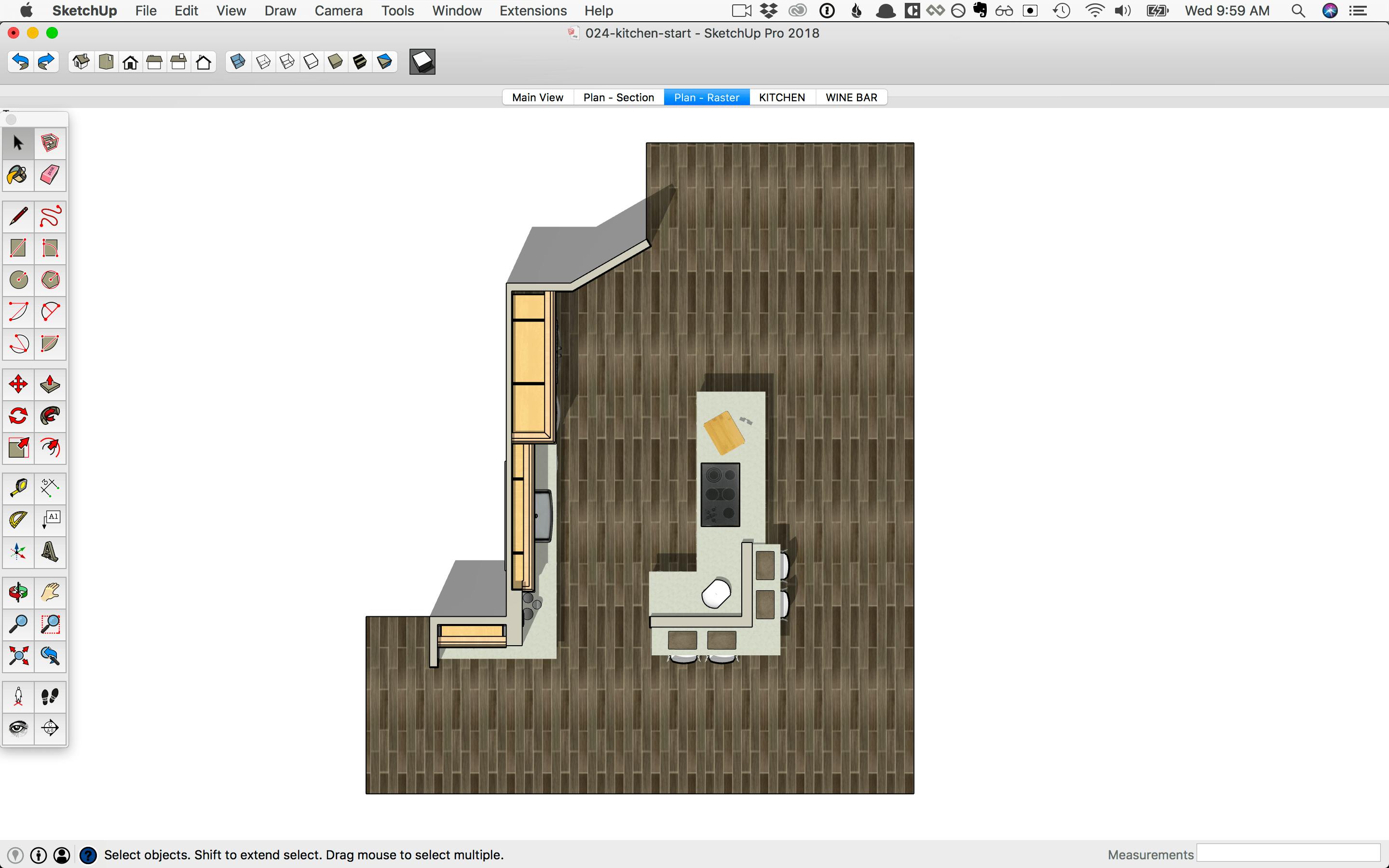 Sketchup 2d план