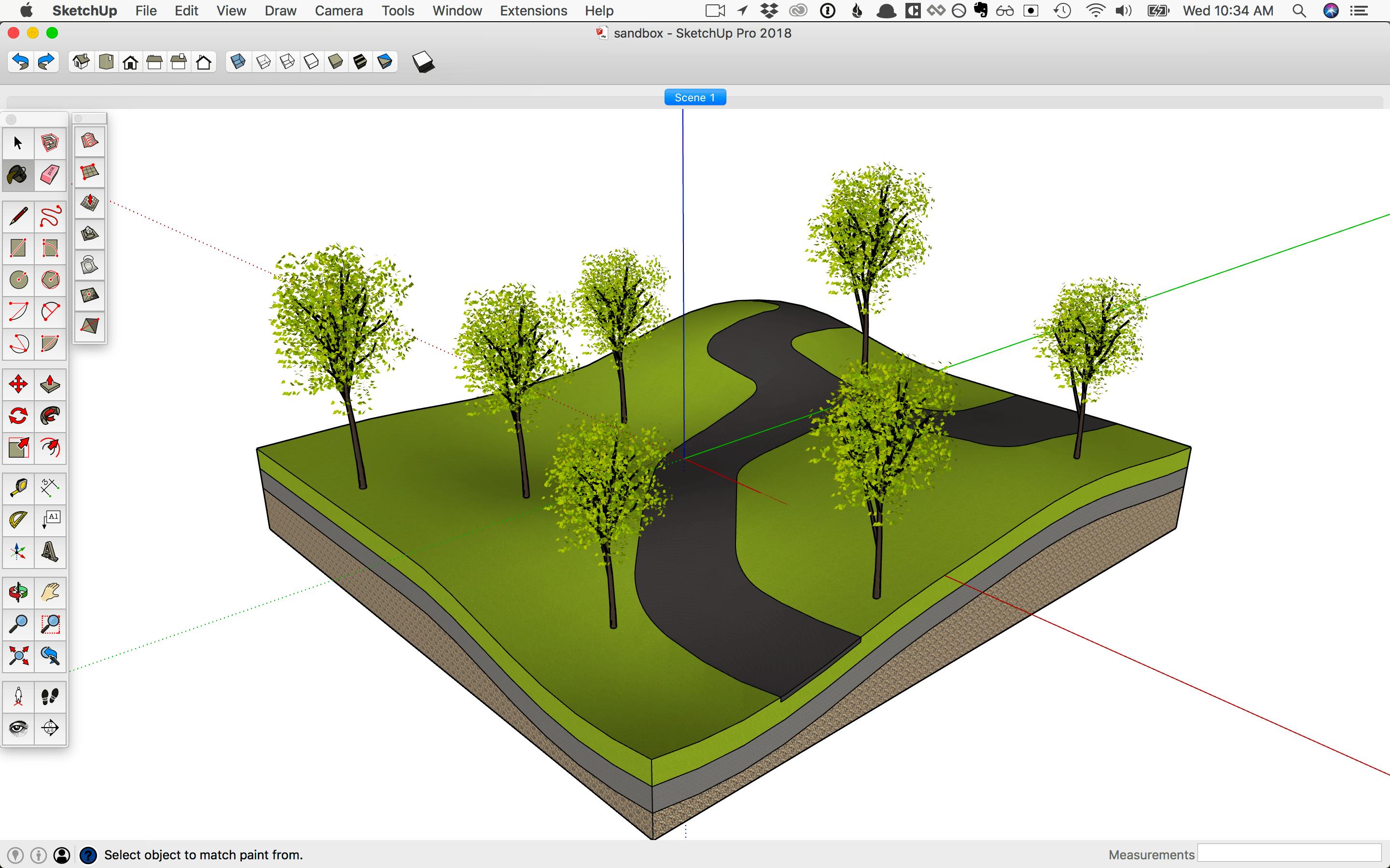 Стекла в Sketchup